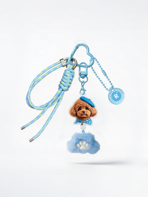 Sky Cloud 3D Pet Dopamine Charm
