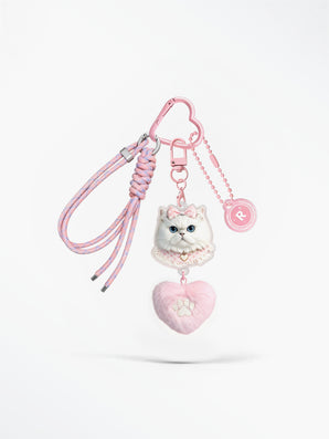 Sakura Heart 3D Pet Dopamine Charm